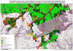 Carte d'occupation du sol - Sud