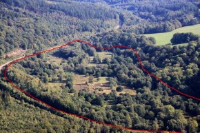 Vue aérienne du Pré des Forges - 2010