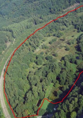 Vue aérienne - RND du Pré des Forges (2010)