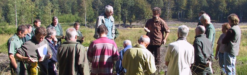 Activités d'informations et de discussions sur les travaux dans le projet LIFE Saint-Hubert