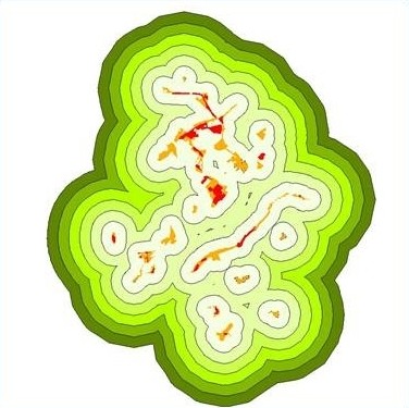 Réseau des sites à Saint-Hubert après le projet LIFE